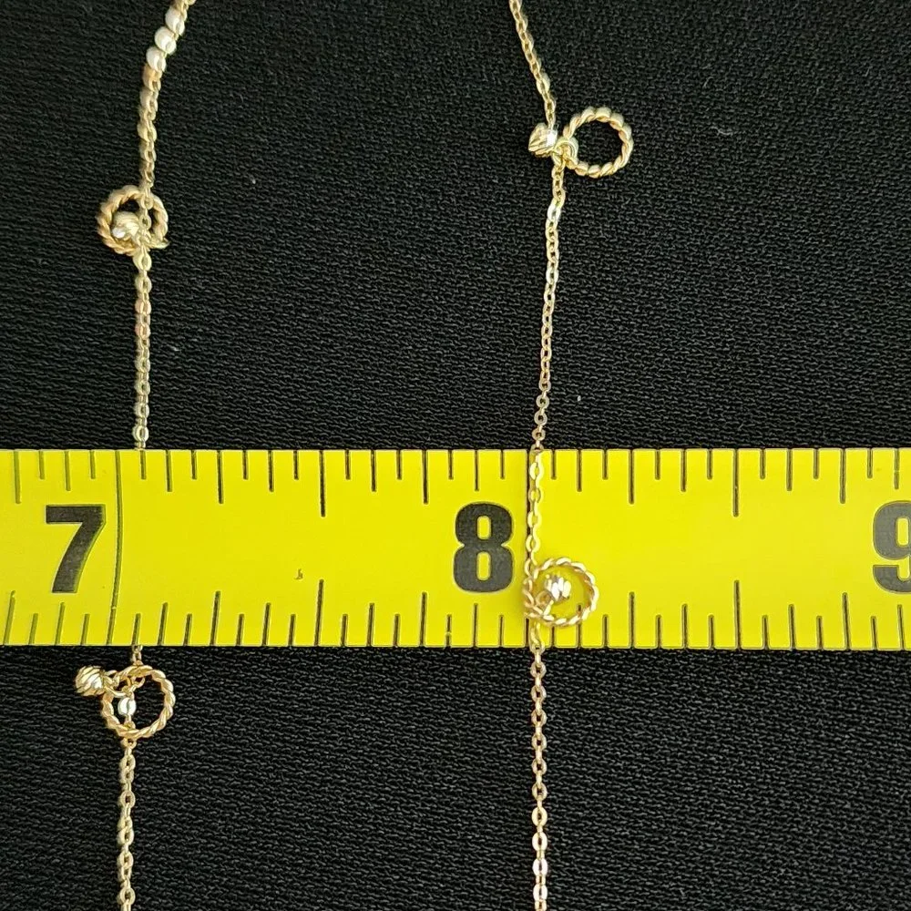 Gold anklet - Picture 3 of 12